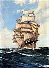 Seas Canvas Paintings - The Clan McFarlane On High Seas